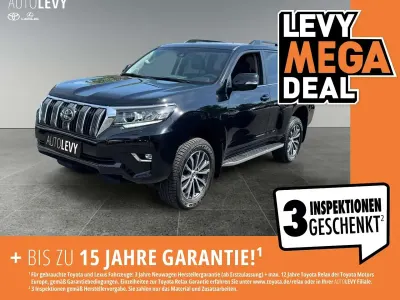 Gebraucht Toyota Land Cruiser Basis 177 PS (130 kW) 2020 Tiefschwarz mica metallic SUV