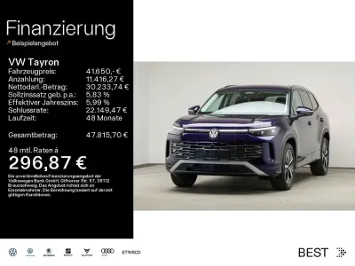 Używany VW Tayron Elegance 150 KM (110 kW) 2025 Purpurowy SUV