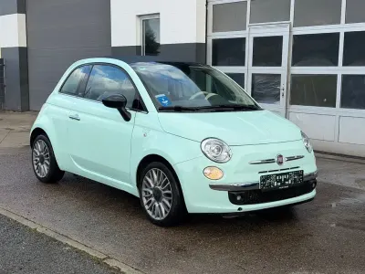 Usata Fiat 500C 86 CV (63 kW) 2014 Verde Cabrio