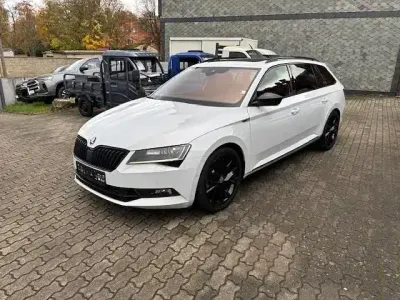 Używany Skoda Superb SportLine 280 KM (205 kW) 2017 Biały Kombi