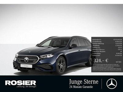 Gebraucht Mercedes E220 Advanced 197 PS (144 kW) 2023 Blau / nautikblau Kombi