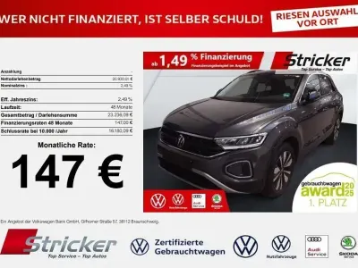 Gebraucht VW T-Roc Goal 116 PS (85 kW) 2025 Indiumgrau metallic (metallic) SUV