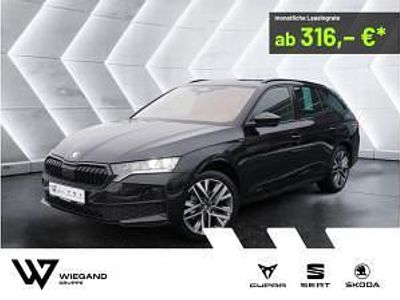Neu Skoda Octavia SportLine 150 PS (110 kW) 2025 Schwarz (schwarz / blackmagic) Kombi