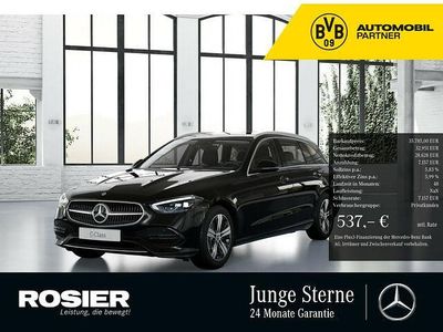 Schwarz / obsidianschwarz Gebraucht 2024 Mercedes C180 Advanced Kombi | 35.785 € (Fairer Preis)