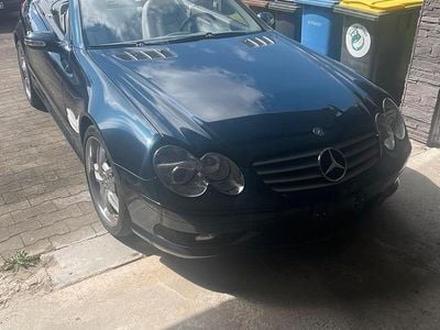 Usata Mercedes SL350 245 CV (180 kW) 2003 Nero Cabrio