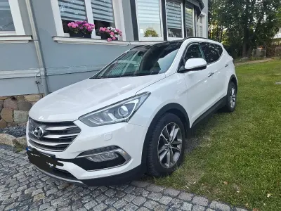 Gebraucht Hyundai Santa Fe Premium 200 PS (147 kW) 2017 Weiß SUV