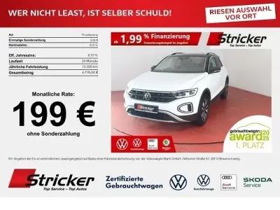 Gebraucht VW T-Roc Goal 150 PS (110 kW) 2025 Pure white SUV