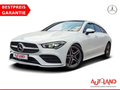 Gebraucht Mercedes CLA200 AMG line 163 PS (119 kW) 2020 Polarweiss Coupé