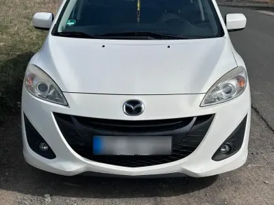 Gebraucht Mazda 5 115 PS (84 kW) 2012 Weiß Van / Kleinbus