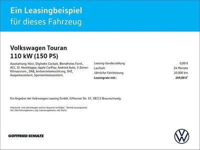 Gebraucht VW Touran Comfortline 150 PS (110 kW) 2025 Silber Van / Kleinbus