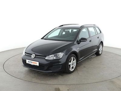 Gebraucht VW Golf VII Trendline 110 PS (80 kW) 2016 Schwarz Kombi