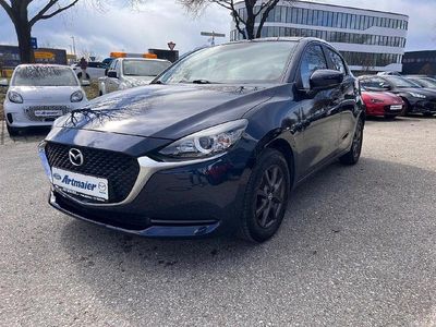 Gebraucht Mazda 2 Prime-Line 75 PS (55 kW) 2022 Deep crystal blue (metallic) Limousine