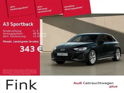 Gebraucht Audi A3 S-Line 150 PS (110 kW) 2025 Mythosschwarz metallic Limousine