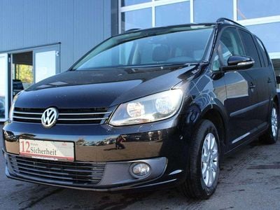 Gebraucht VW Touran Trendline 105 PS (77 kW) 2011 Schwarz Van / Kleinbus