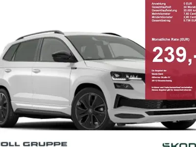 Neu Skoda Karoq SportLine 190 PS (139 kW) 2026 Weiß SUV