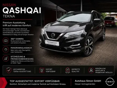 Gebraucht Nissan Qashqai Tekna 140 PS (102 kW) 2019 Schwarz SUV