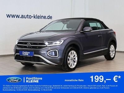 Gebraucht VW T-Roc Cabriolet Style 110 PS (80 kW) 2023 Grau Cabrio