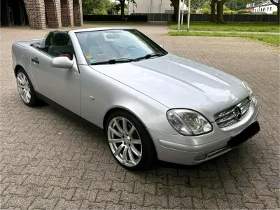 Gebraucht Mercedes SLK230 197 PS (144 kW) 1999 Silber Cabrio
