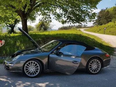 Gebraucht Porsche 997 325 PS (239 kW) 2006 Grau Cabrio