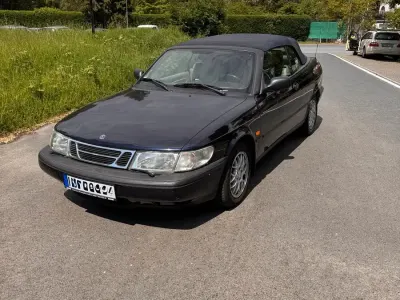 Gebraucht Saab 900 Cabriolet 150 PS (110 kW) 1996 Blau Cabrio