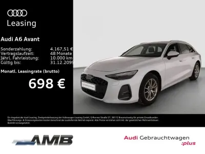 Gebraucht Audi A6 Ambiente 204 PS (150 kW) 2025 Gletscherweiß metallic Kombi