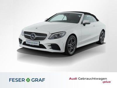 gebraucht Mercedes C180 Cabrio AMG Line Navi,Leder,LED,Kamera