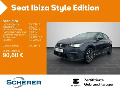 Gebraucht Seat Ibiza Style 116 PS (85 kW) 2024 Magnetic grau metallic (metallic) Kleinwagen
