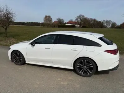Używany Mercedes CLA200 Shooting Brake AMG line 163 KM (119 kW) 2019 Biały Kombi