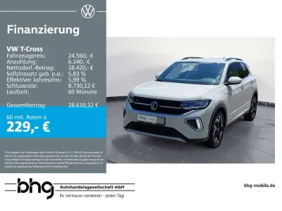 Gebraucht VW T-Cross R-line 116 PS (85 kW) 2025 Grau SUV