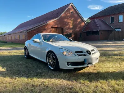 Gebraucht Mercedes SLK350 305 PS (224 kW) 2008 Weiß Cabrio