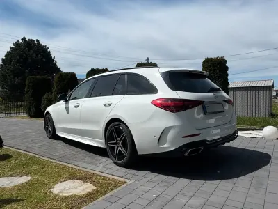 Gebraucht Mercedes C200 AMG 204 PS (150 kW) 2021 Weiß Kombi