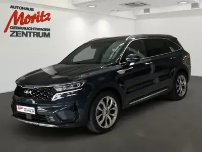 Gebraucht Kia Sorento Platinum 201 PS (147 kW) 2023 B4u) gravity blau met. (blau SUV