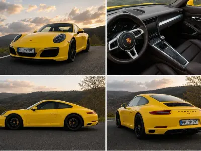 Używany Porsche 911 Carrera 370 KM (272 kW) 2017 Żółty Coupe