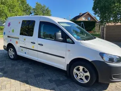 Gebraucht VW Caddy 109 PS (80 kW) 2013 Weiß Van / Kleinbus
