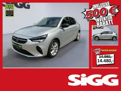 Gebraucht Opel Corsa Elegance 101 PS (74 kW) 2023 Aluminium silb/kristall silb Kleinwagen