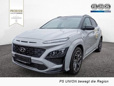 Gebraucht Hyundai Kona N Line 199 PS (146 kW) 2022 Grau / cyber grey (metallic) SUV