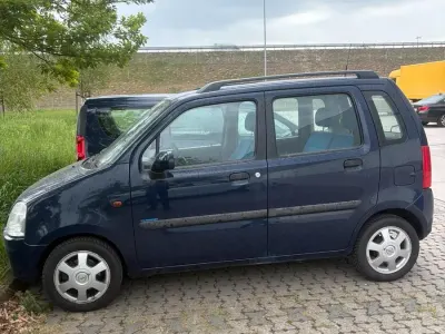 Gebraucht Opel Agila 75 PS (55 kW) 2000 Blau Van / Kleinbus