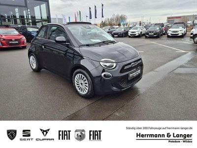 Neu Fiat 500e Red 69 kW (95 PS) 2026 Schwarz Cabrio