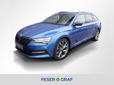 Gebraucht Skoda Superb SportLine 280 PS (205 kW) 2021 Raceblau metallic Kombi