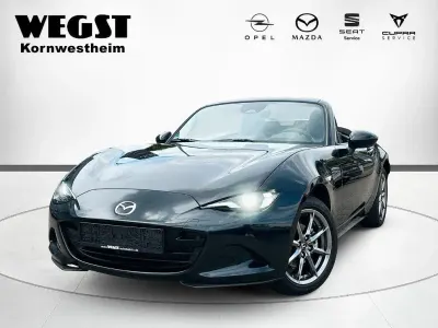 Neu Mazda MX5 Exclusive-Line 132 PS (97 kW) 2025 Schwarz Cabrio