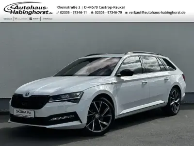 Gebraucht Skoda Superb SportLine 200 PS (147 kW) 2023 Moon weiß Kombi