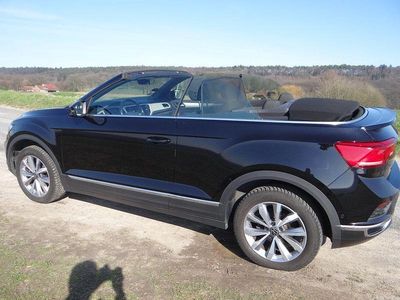 Gebraucht VW T-Roc Cabriolet Style 150 PS (110 kW) 2021 Schwarz Cabrio