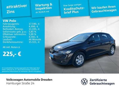Gebraucht VW Polo 80 PS (58 kW) 2024 Schwarz Limousine