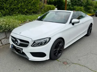 Gebraucht Mercedes C180 AMG 156 PS (114 kW) 2017 Weiß Cabrio