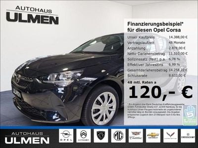 Schwarz Gebraucht 2022 Opel Corsa-e Edition Kleinwagen | 14.388 € (Fairer Preis)
