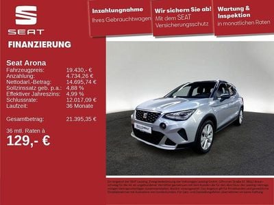Gebraucht Seat Arona 110 PS (80 kW) 2024 Urban silber (metallic) SUV