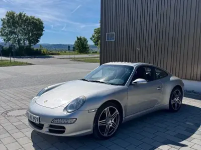 Begagnad Porsche 911 Carrera 4 Chrono 325 HK (239 kW) 2006 Silver Sportkupé