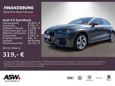 Gebraucht Audi A3 Sportback e-tron S-Line 150 PS (110 kW) 2022 Daytonagrau perleffekt Kleinwagen