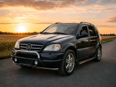 Gebraucht Mercedes ML55 AMG AMG 354 PS (260 kW) 2000 Schwarz SUV