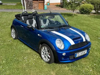 Usata Mini John Cooper Works Cabriolet 211 CV (155 kW) 2006 Blu Cabrio